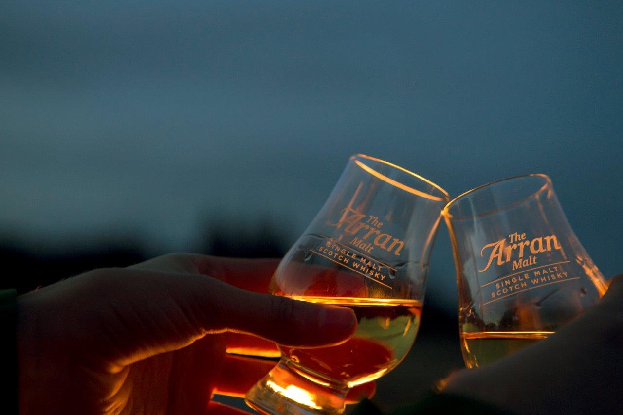 Arran whisky glasses