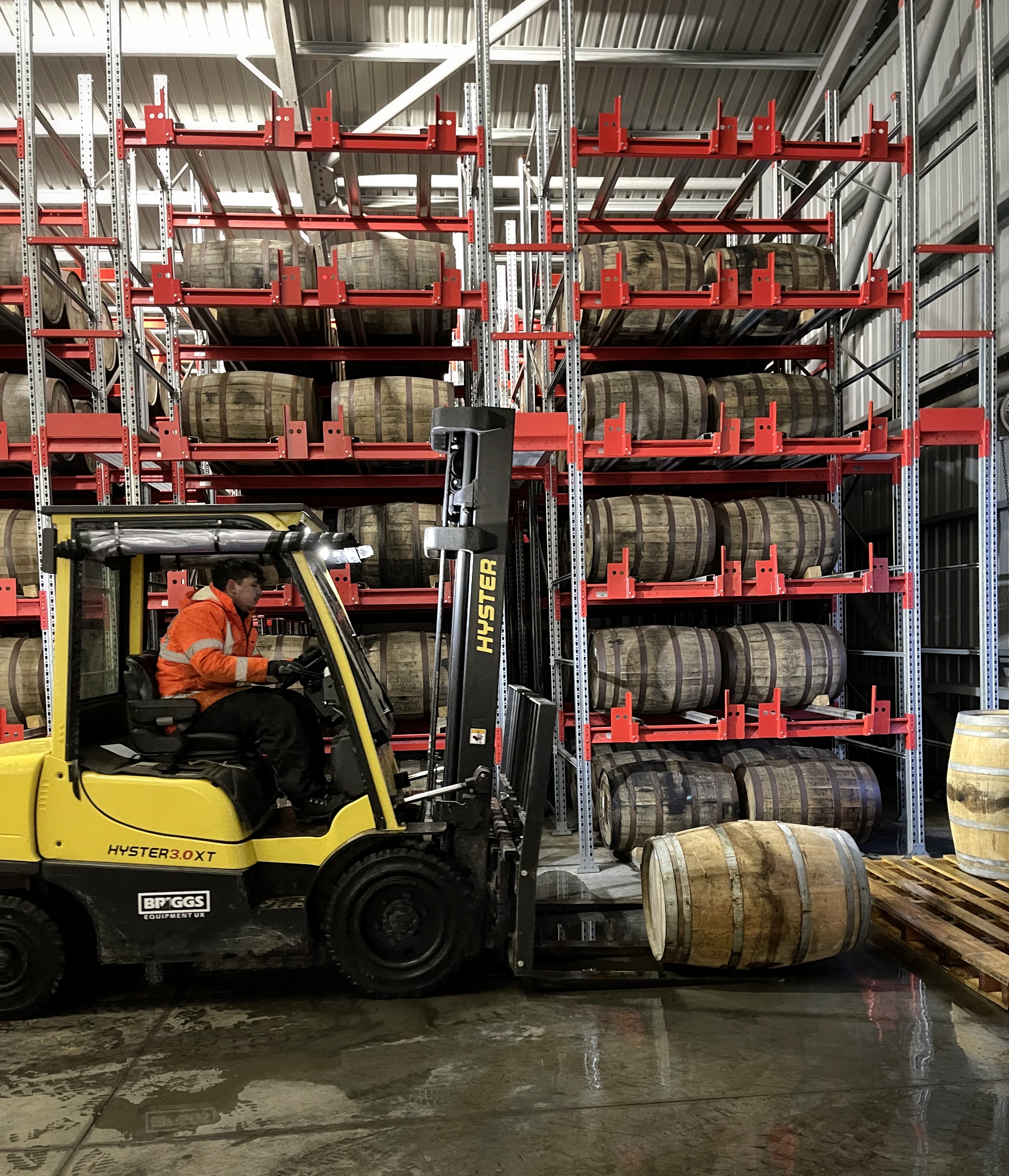 Lagg Calvados Cask to Warehouse