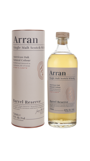 Barrel reserve bottle and box product listing rebrand