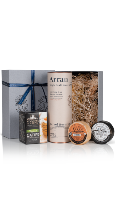 Arran whisky and cheese product listing rebrand