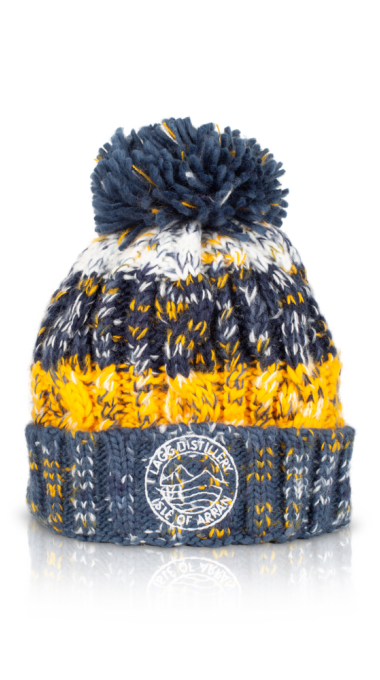 Morning frost arran 2024 lagg distillery wool bobble hat 3 1000x1000 png 72dpi product listing rebrand