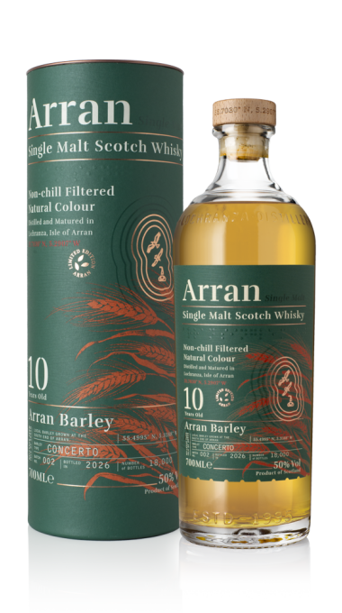 Arran 2026 10yo arran barley batch 002 bottle tube 1000x1000 png 72dpi product listing rebrand